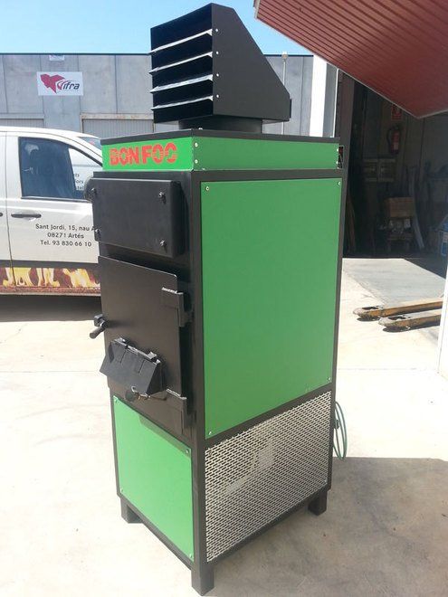 Fàbrica de calderes de pellets a Barcelona